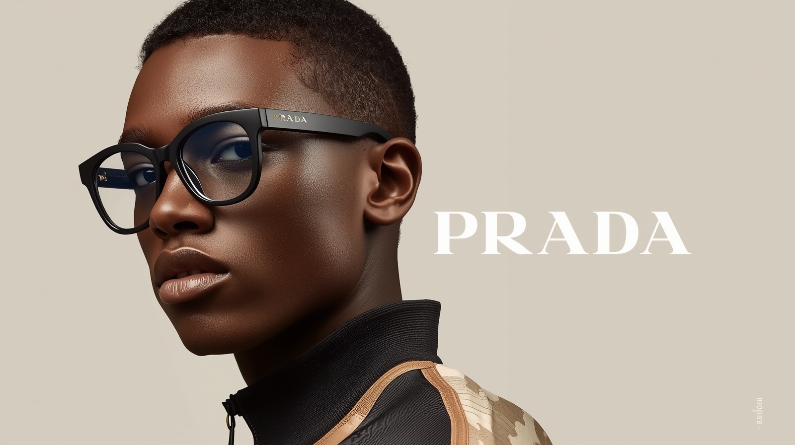 High-fashion eyewear banner